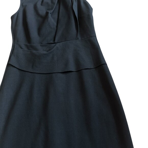 Kobi Halperin Black Shift Dress Sleeveless Defined Waist Stretch Size 2 Women's - Picture 4 of 12